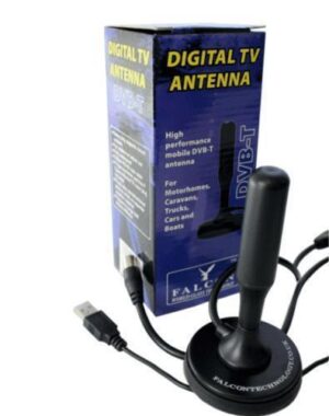 Falcon Freeview Digital TV DAB Aerial Amplified Magnetic Mount
