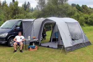 Outdoor Revolution Cayman Curl Air Midline Top Driveaway Awning Fits Campervan VW T4 T5