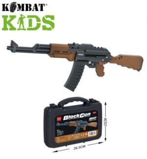 Kombat UK Mini Block Set AK47 Building Bricks Construction Kit Toy Gun