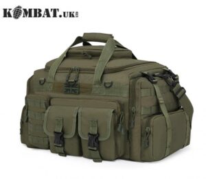 Kombat UK Olive Green Saxon Holdall 50L Military Bag Army Style Molle Compatible