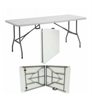 Leisurewize Blow Moulded Folding 6ft Trestle Table 180cm LWACC297