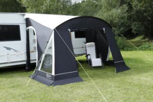 Leisurewize MIRAGE 325 Caravan Poled Porch Awning Charcoal Grey