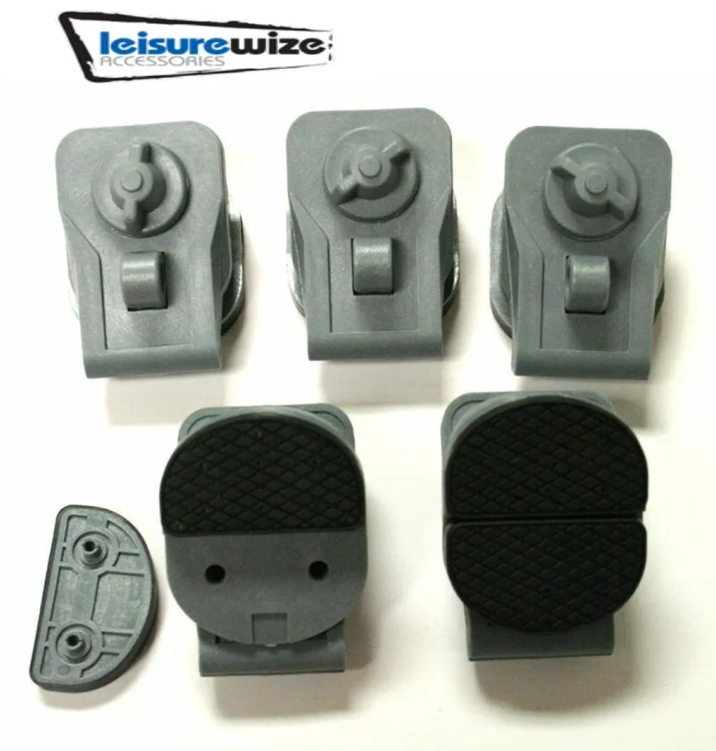 Caravan Awning Bracket Pads Flat & Stepped - Pack of 5 Fits All Caravan Awnings