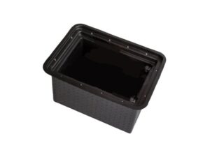Powerpart Black Underfloor Battery Box - Caravan Version PO553