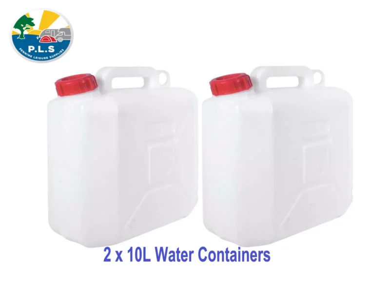 WHALE GP1002 12V Submersible Water Pump + 2 x 10L Jerry Can VW Campervan Camping - Image 3