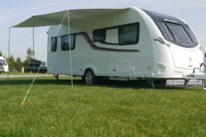 Sunncamp Sunnshield 390 Caravan Sun Canopy with Poles and Guylines SF8003