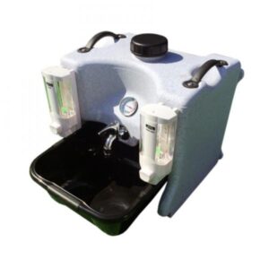 Hand Wash Station Fully Portable with Basin and Soap Top Unit Tasty Trotter