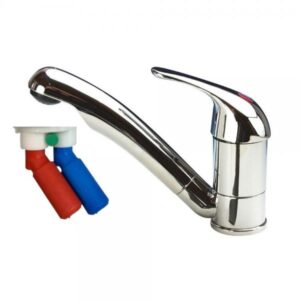 Reich Kama Chrome Caravan Mixer Tap 27mm Smooth Connector Inlets F258S