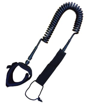 Riber SUP Premium Safety Ankle Leash Coil Leash for Flat Water 10ft R-400