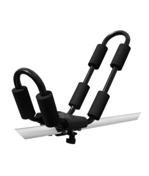 Riber J-Bar Roof Rack Bracket for Kayaks Includes Straps, Set for 1 Kayak