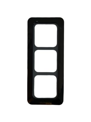CT Range 3 Way Face Plate BLACK Gloss PO403