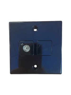 Black 12 Volt Socket Caravan Motorhome Campervan PO348