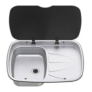 Thetford Argent Sink With Right Hand Drainer - SSK1055-SP