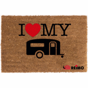 Reimo I Love My Caravan Coconut Door Mat  51651