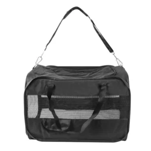 Streetwize Deluxe Foldable Fabric Pet Car Kennel - Black SWPET20