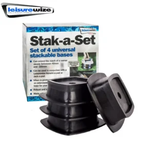 Stak-a-Set 4 Stackable Bases Extend Corner Blocks LWACC6