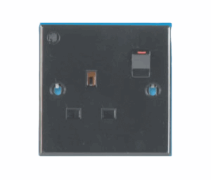 Black 13 Amp Socket Outlet  PO330