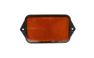 Caravan Motorhome Reflective Rectangle 95mm x 60mm - Orange - WB338