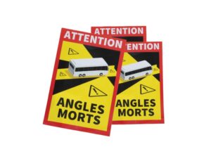 AA Angles Morts Motorhome Sticker - 3pcs AA470