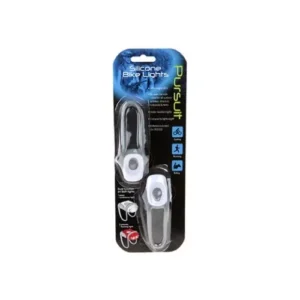 Summit Silicone Bike Light Set Front & Back LED Bicycle Light Cycling Accessory
