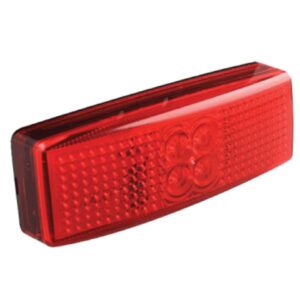 Caravan Snap Fit Red Rear Marker Lamp - D289
