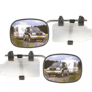 Caravan Towing Mirrors Door Wing Mirror Extensions Easy Fit 4x4 Argus Pair SM0040