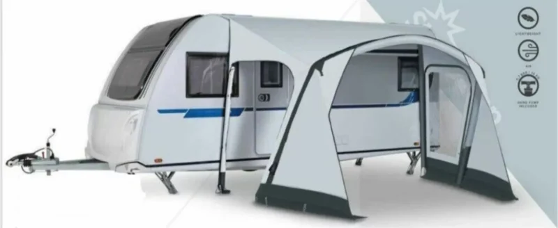Dorema Starcamp Quick And Easy 265cm AIR Caravan Sunshade Canopy Porch Awning - Image 3