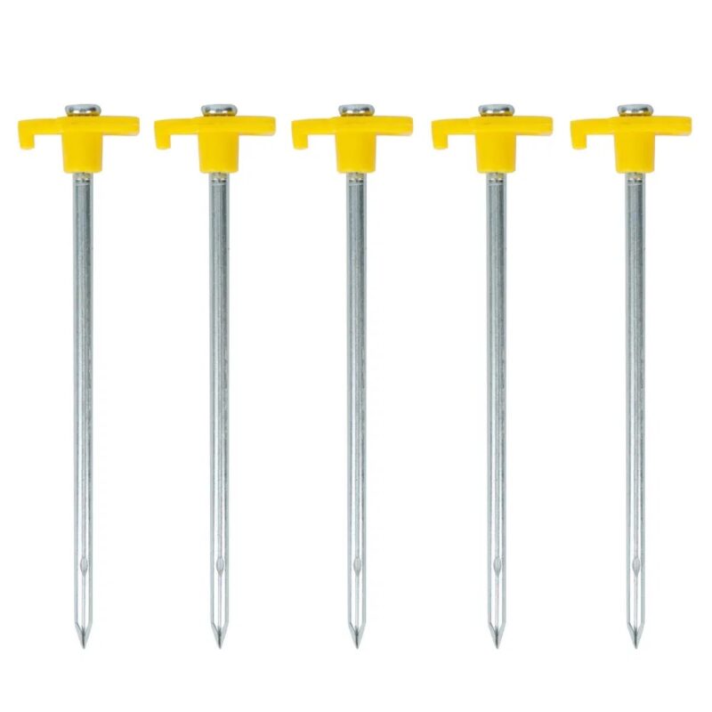 Leisurewize 20 Pcs Heavy Duty Tent Pegs 7 x 200mm Caravan Awning LW737 - Image 3