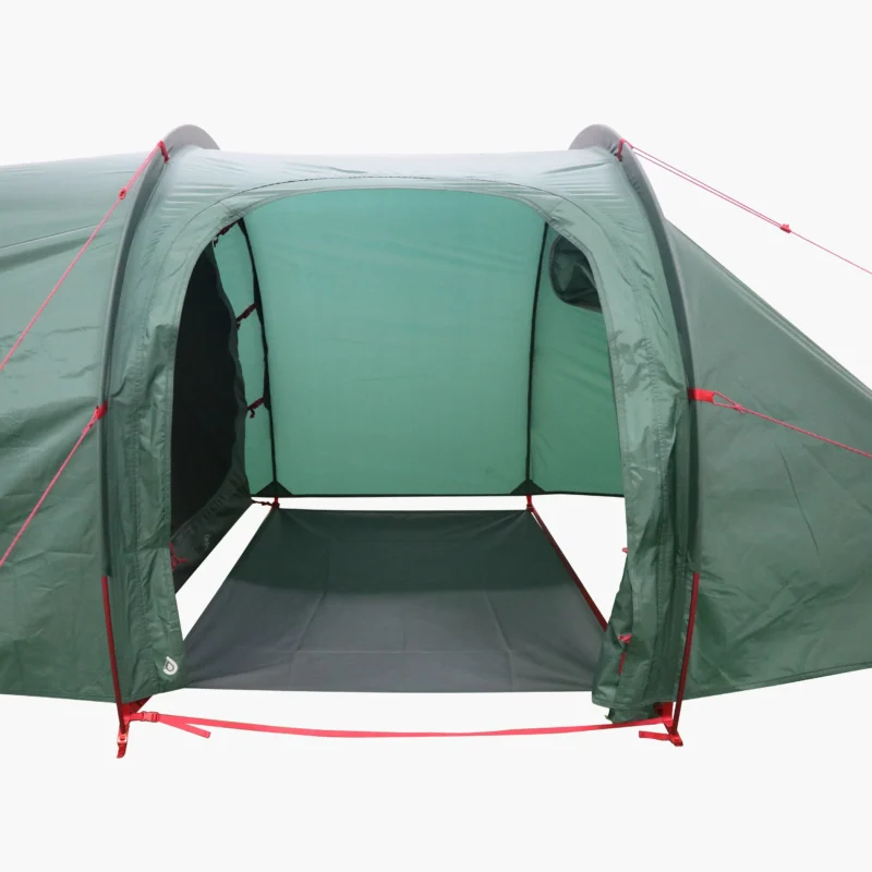 Highlander RESPITE 2 Person Extended Tunnel Tent Pine Green TEN169-PG - Image 4