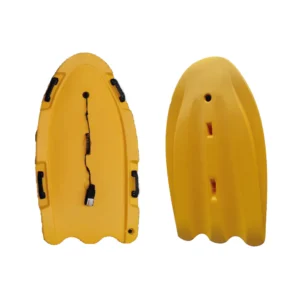 Riber Body Board Coil With Wrist Leash - Yellow