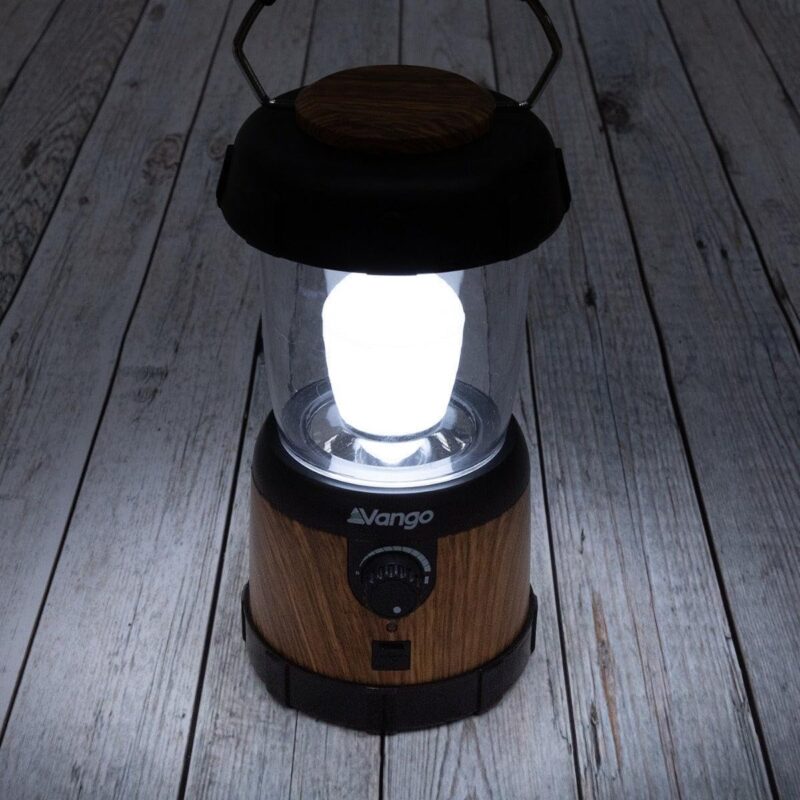 Vango Nova 200 Recharge USB Camping Lantern - Wood Effect - Image 8
