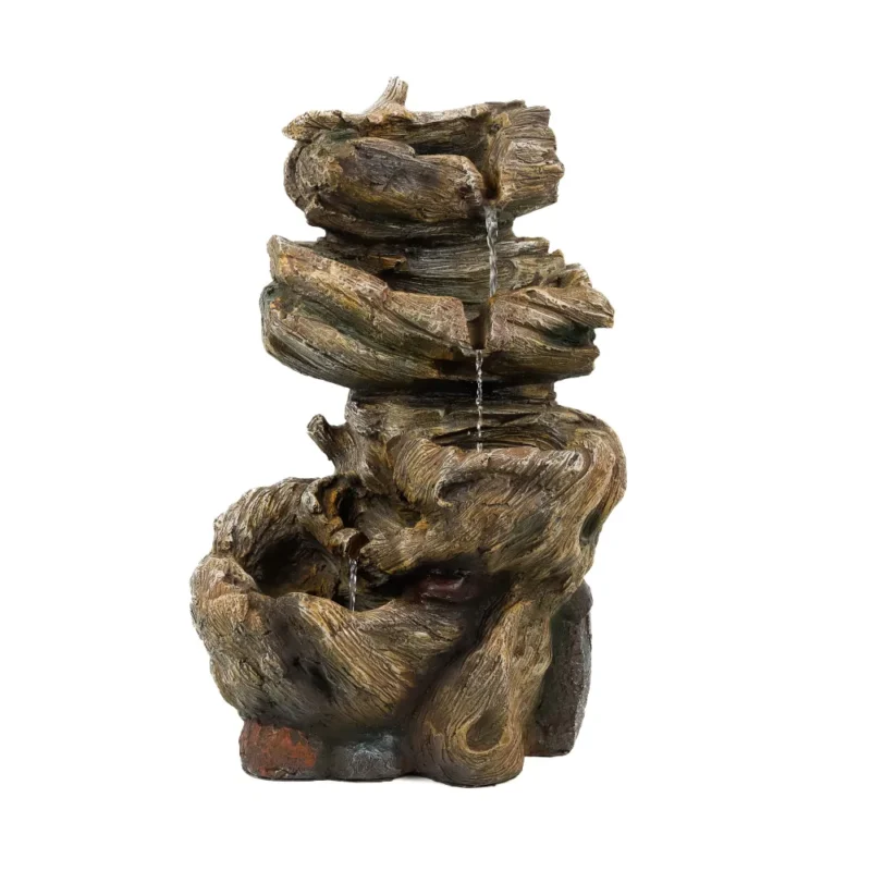 Gardenwize Solar Water Feature - Rock Stack Water Fountain GW541 - Image 3