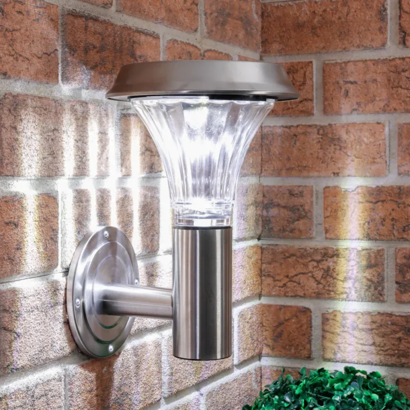 Gardenwize Solar Glass Wall Light SWGSL251