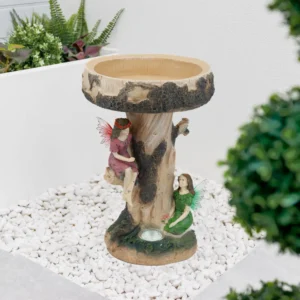 Gardenwize Solar Fairy Birdbath GW537