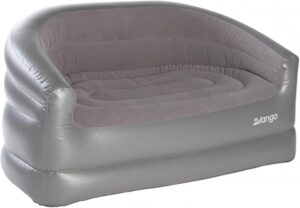 Vango Inflatable Sofa Camping blow up chair Nocturne Grey