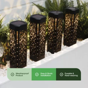 Gardenwize Solar Stake Lights (Pack Of 4) GW352