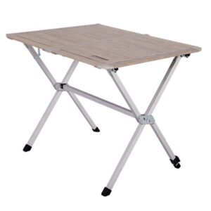 Quest Elite Lomond Slatted Table - Light Wood Camping Picnic Table F4000LW