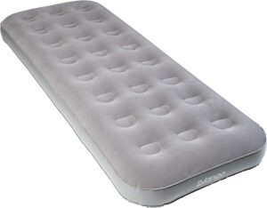 Vango Single Flocked Airbed Inflatable Camping Mattress