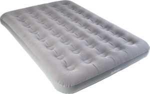 Vango Double Flocked Inflatable Airbed - Nocturne Grey Camping Air Bed
