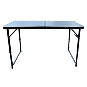 Liberty Red Rum Wood Effect Large Adjustable Height Folding Table LL2500