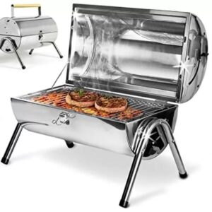 Lifestyle Portable Stainless Steel Barrel BBQ Barbecue Table Top LSS105