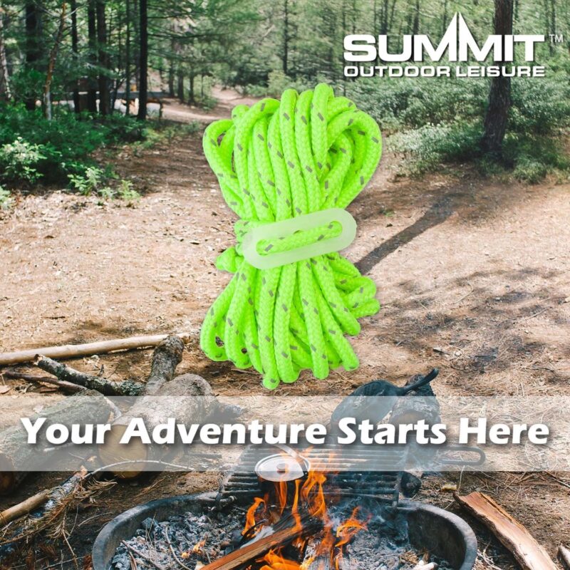 Summit Guy Ropes High Visibility With Tensioners x 4 - SUM583011 - Image 6