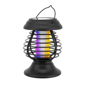 Gardenwize 2-in-1 Solar Yellow Flame/Bug Zapper Lantern GW417