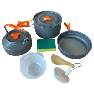 PLS Camping Cookware Set 3pcs with Accessories HW1860
