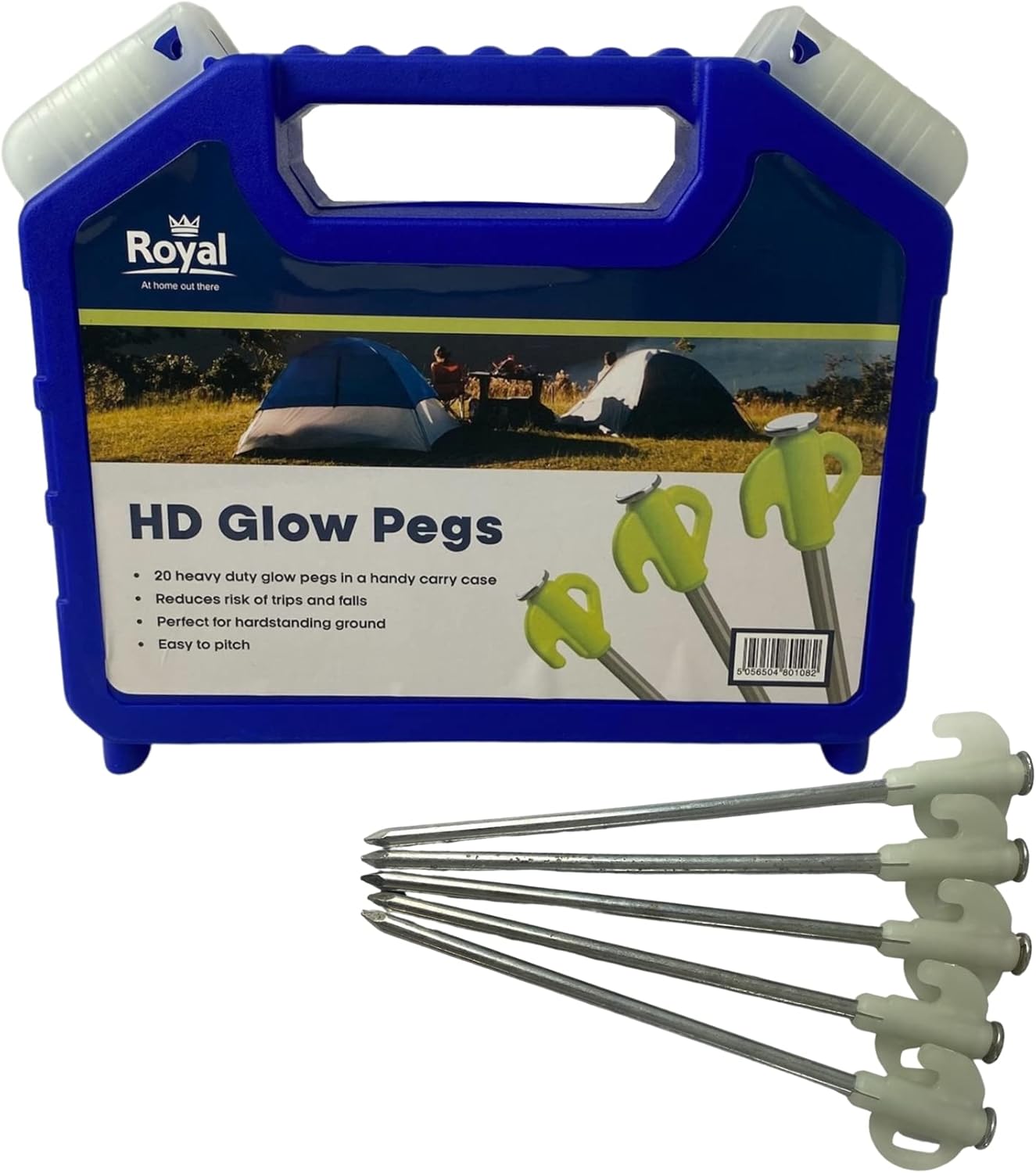 Royal Leisure Heavy Duty Glow Peg & Carry Case L247