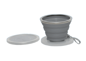 PLS Collapsible Cup 240ml - GREY HW3002