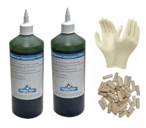 Caravan Spongy Floor Delamination Fluid & Gloves & 60 Dowels Simple Application 2525-kit X 2