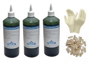 Caravan Spongy Floor Delamination Fluid & Gloves & 90 Dowels Simple Application 2525-kit X 3