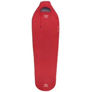 Highlander ZETA 100 Mummy Sleeping Bag Scarlet Red