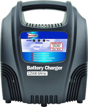 12 Volt 6 Amp Car Van Boat Bike Motorhome LED Compact & Robust Battery Charger